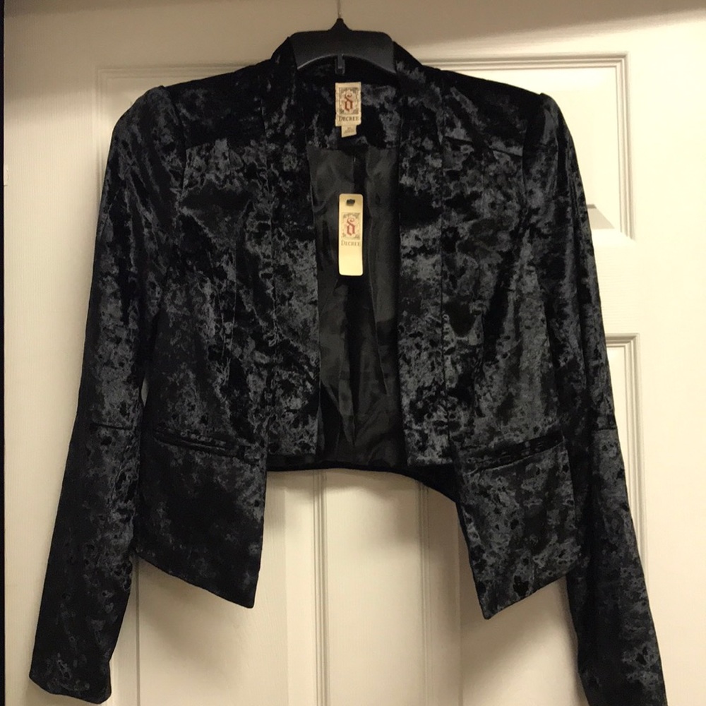 Black Velvet Blazer